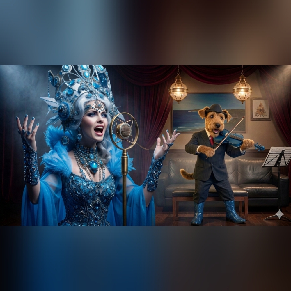 Song Premiere MusicLovesEverybody com Brownie Plays Fiddle Dark Matter Solved